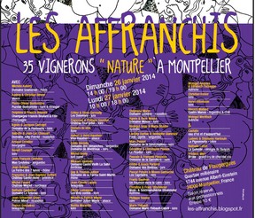 Salon Bio 2014 - Salon Les AFFRANCHIS - 35 Vignerons Nature - Montpellier